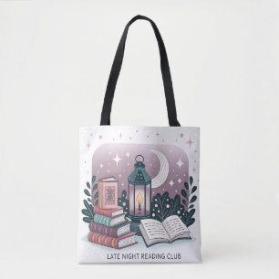 Bolso De Tela Magnífica página de lectura nocturna Club Lantern
