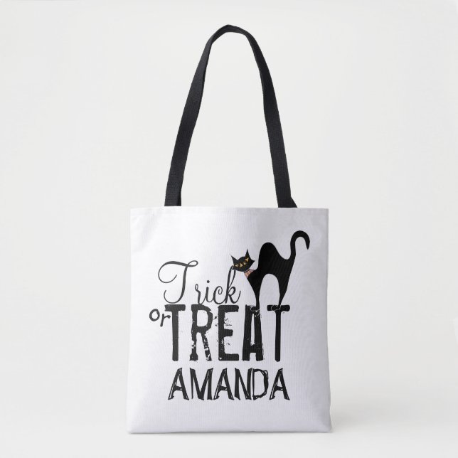Bolso De Tela Magnífica tipografía de Halloween Tratamiento de g (Anverso)