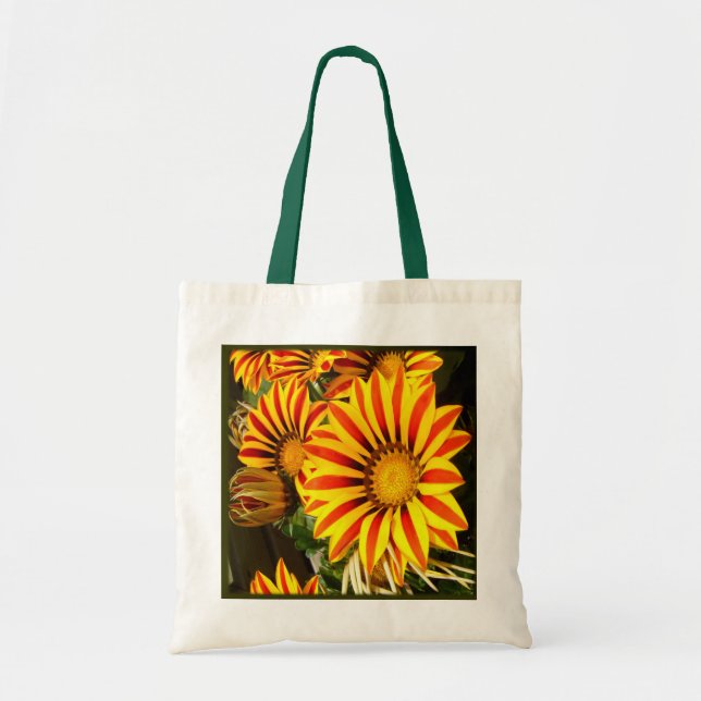 Bolso De Tela Magníficas Gazanias (Frente)