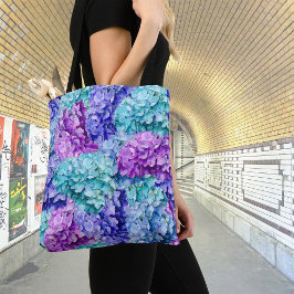 Bolso De Tela Magnificent hydrangea blossoms     