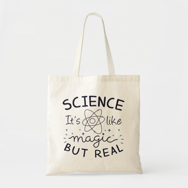 Bolso De Tela Magnitud de la ciencia (Frente)