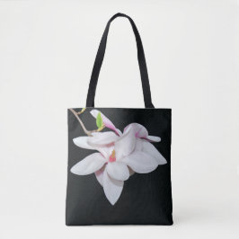 Bolso De Tela Magnolia blanca