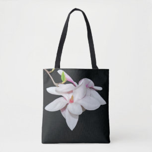 Bolso De Tela Magnolia blanca