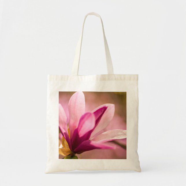 Bolso De Tela Magnolia rosa (Frente)