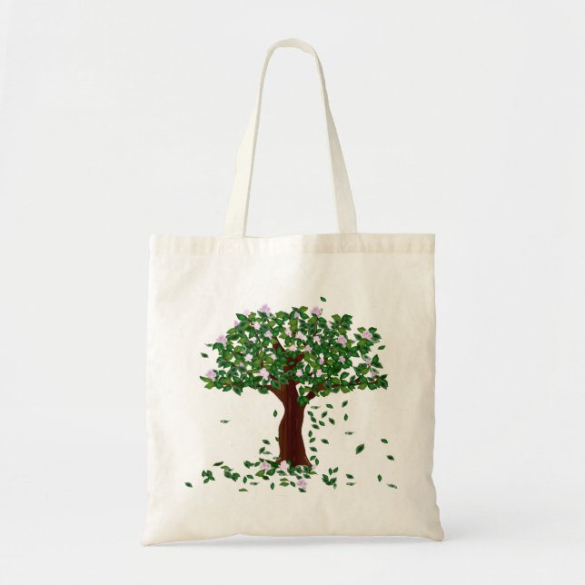 Bolso De Tela Magnolia Tree Tote Bag (Frente)