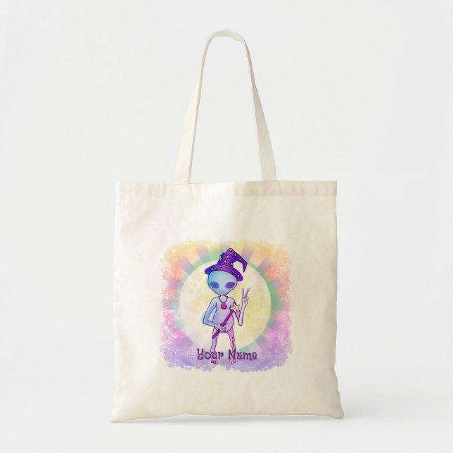 Bolso De Tela Mago Alien (Frente)