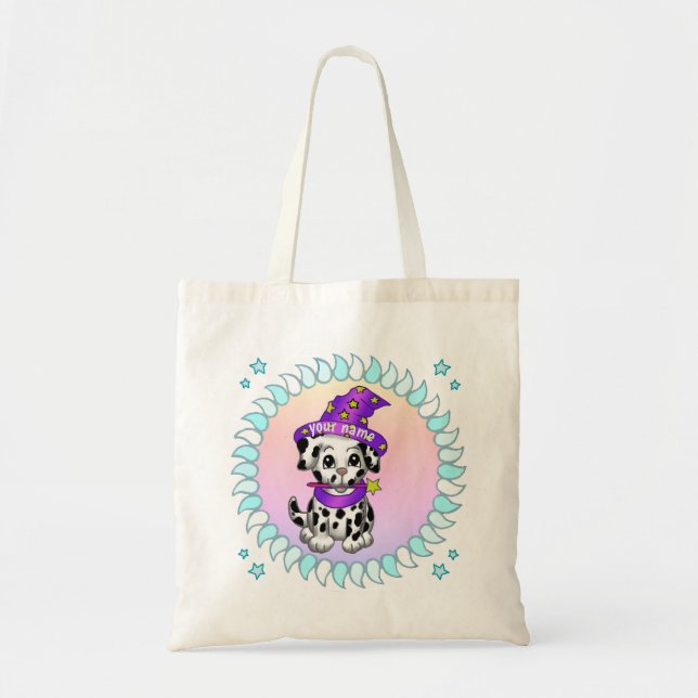 Bolso De Tela Mago cachorro Tote Bag (Frente)