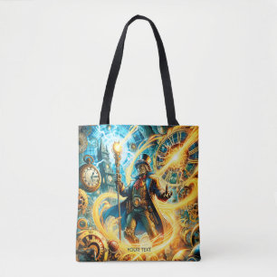 Bolso De Tela Mago del Tiempo de Fantasía Cute Steampunk