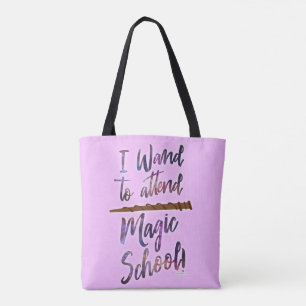 Bolso De Tela Mago School Magic Fun Spellcast Saying