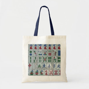 Bolso De Tela Mah-Jong en baldosas (juego 6)