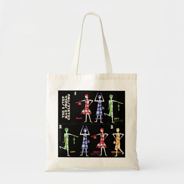 Bolso De Tela Mah Jongg Charleston/American Tiles Tote (Frente)