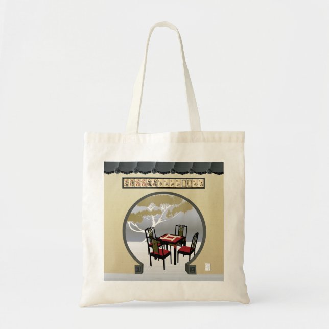 Bolso De Tela Mah Jongg Garden Bag (Frente)