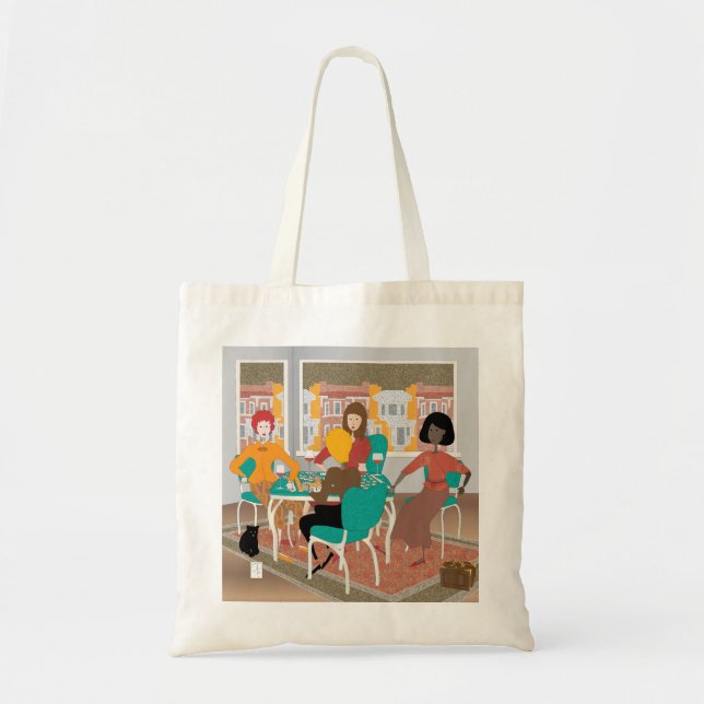Bolso De Tela Mah Jongg Mahj Night Bag (Frente)