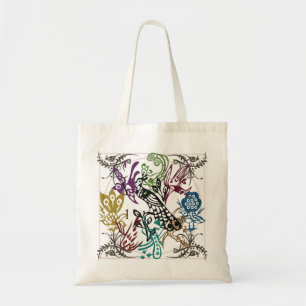 Bolso De Tela Mah Jongg One Bams Birds Bag