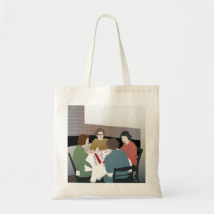 Bolso De Tela Mah Jongg Retro Bag