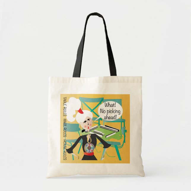 Bolso De Tela Mah Jongg Sayings Picking Ahead (Frente)