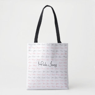 Bolso De Tela Mah Jongg Tote Bag
