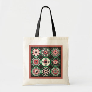 Bolso De Tela Mah Jongg Un Tote de monedas