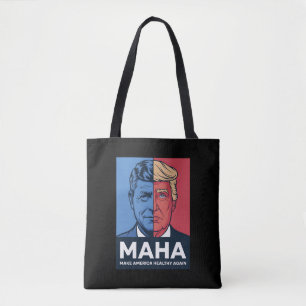 Bolso De Tela MAHA Haz que América sea saludable de nuevo Trump 