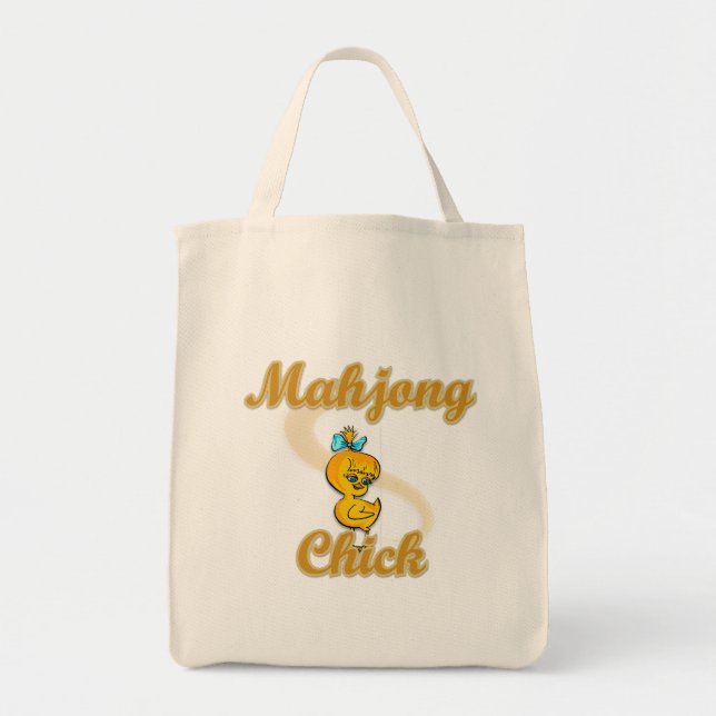 Bolso De Tela Mahjong Chick (Frente)