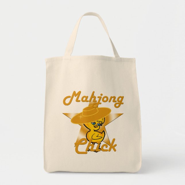 Bolso De Tela Mahjong Chick #10 (Frente)