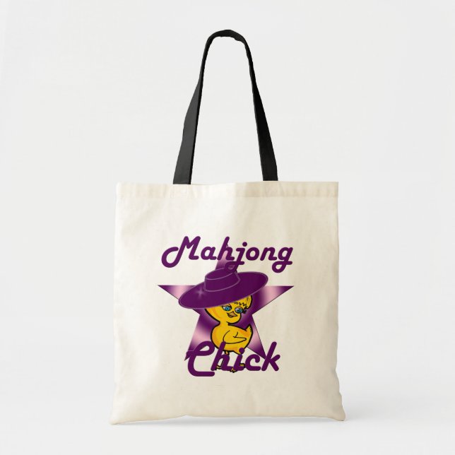 Bolso De Tela Mahjong Chick #9 (Frente)