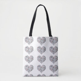 Bolso De Tela Mahjong Love Tote Bag