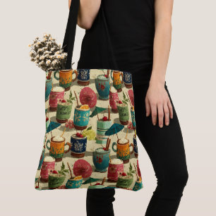 Bolso De Tela Mai Tais de puesta de sol