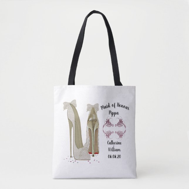 Bolso De Tela Maid of Honor Memento Tote Bag (Anverso)