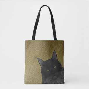 Bolso De Tela Maine Coon Allover Tote Bag