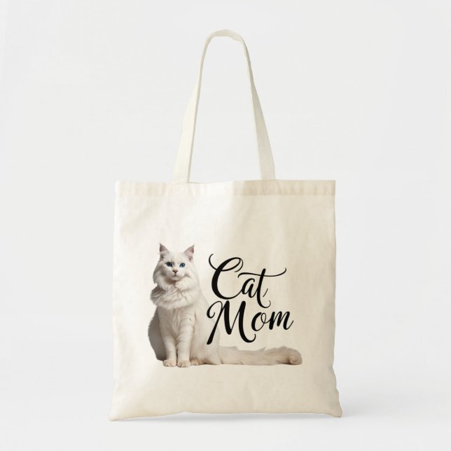 Bolso De Tela Maine Coon Empire Cat Mom Tote Bag III (Frente)