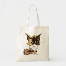 Bolso De Tela Maine coon mit Herz und Name 