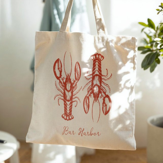 Bolso De Tela Maine Lobster Coastal Fisherman Estética (Subido por el creador)