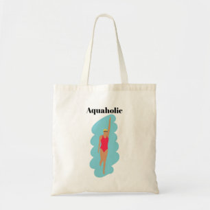Bolso De Tela Maíz de natación divertida acuática para ella