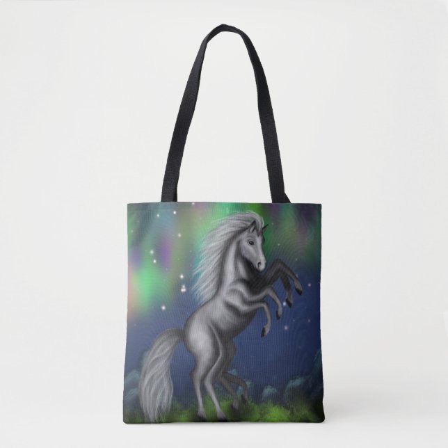 Bolso De Tela Majestad de Sleipnir: El caballo de ocho patas de  (Anverso)