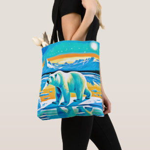Bolso De Tela Majestad Polar: Paisaje Ártico