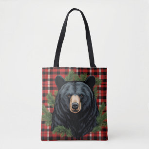 Bolso De Tela Majestic Northern Black Bear