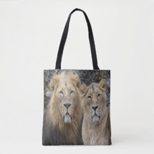 Bolso De Tela Majestic Pareja de León