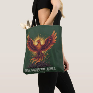 Bolso De Tela Majestic Phoenix Rising: Motivational Resilience