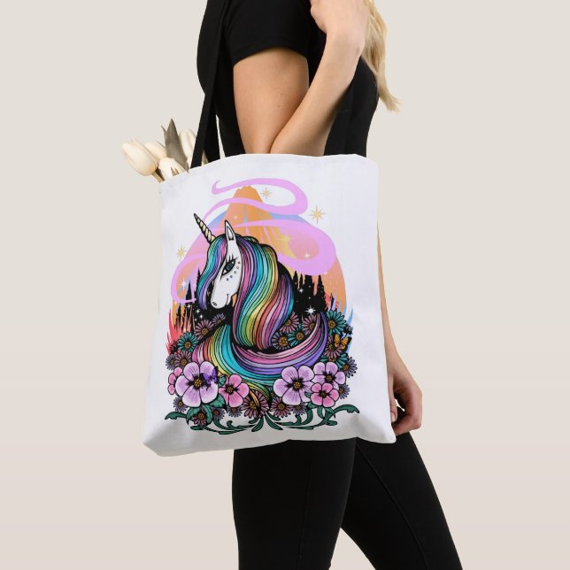 Bolso De Tela Majestic Unicorn (Detalle)