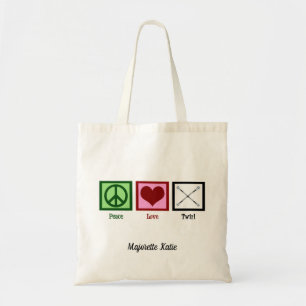 Bolso De Tela Majorette personalizada Cut Baton Twirler