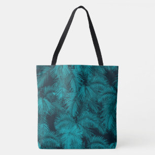 Bolso De Tela Makana Palmas Hawaiian Tropical Leaves Beach Bag