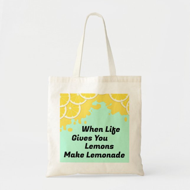 Bolso De Tela Make Lemonade Tote Bag (Frente)