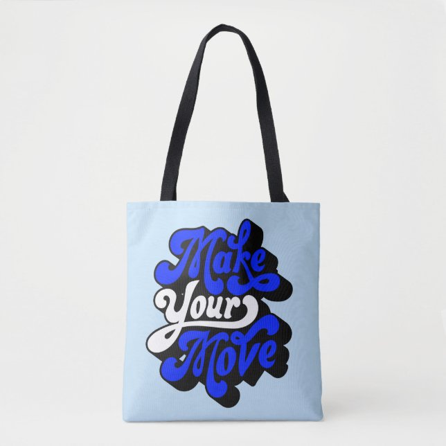 Bolso De Tela Make Your Move! (Anverso)