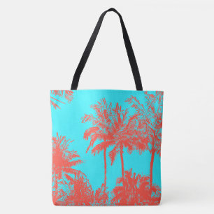 Bolso De Tela Makena Beach Hawaiian Sketchy Palms Beach Bag
