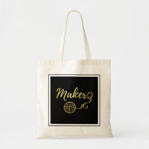 Bolso De Tela Maker ・ Yarn & Crafts Faux Gold Project