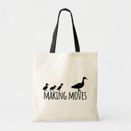 Bolso De Tela Making Moves Mama Duck and Ducklings Motivational
