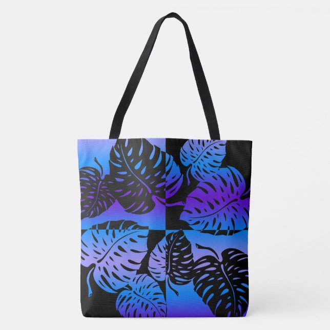 Bolso De Tela Makua Monstera Tropical Hawai Blend Beach Bag (Anverso)