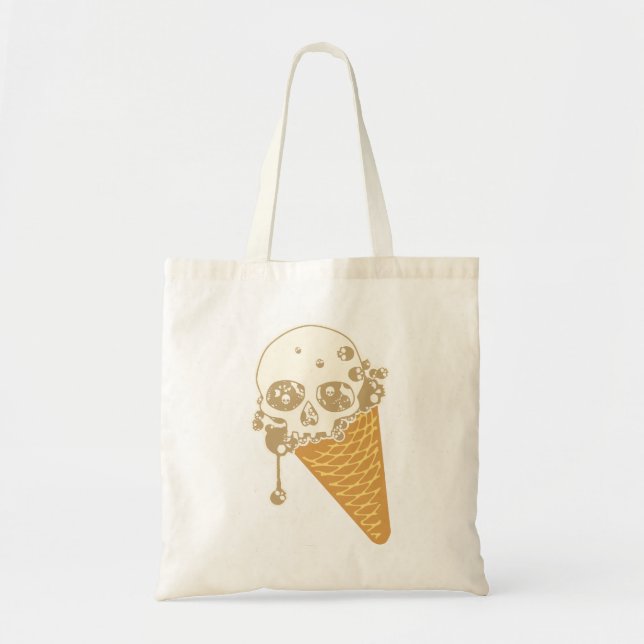 Bolso De Tela Mal Crema De Hielo Cone Tote Bag (Frente)