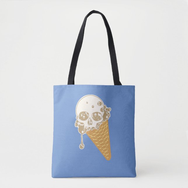 Bolso De Tela Mal Crema De Hielo Cone Tote Bag (Anverso)